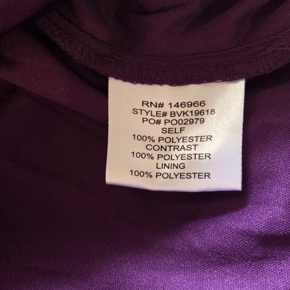 Midnight Doll Purple Sequin Dress - Picture 8 of 8